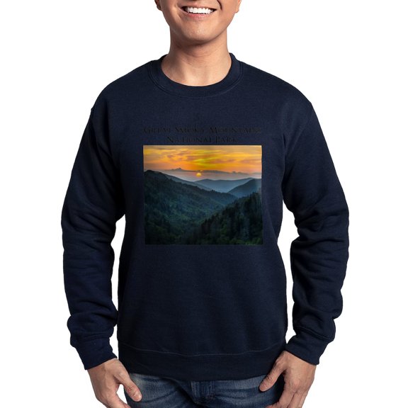 CafePress - Great Smoky Mountains National Park Sweatshirt - Classic Crew Neck Sweatshirt