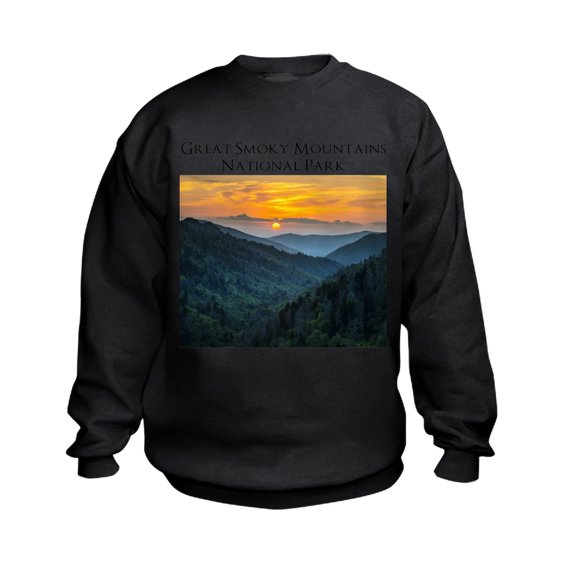CafePress - Great Smoky Mountains National Park Sweatshirt - Kids Sweatshirt, Youth Crew Neck Sweatshirt