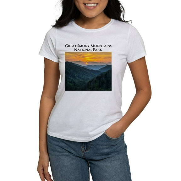 CafePress - Great Smoky Mountains National Park T Shirt - Women's Classic T-Shirt