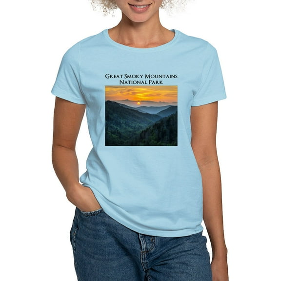 CafePress - Great Smoky Mountains National Park T Shirt - Women's Classic T-Shirt