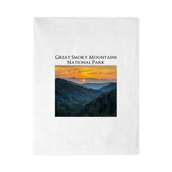 CafePress - Great Smoky Mountains National Park - Twin Duvet Cover, Printed Comforter Cover