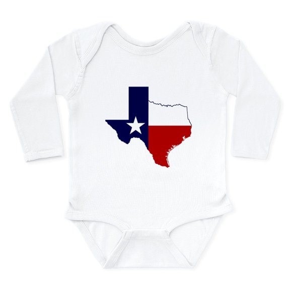 CafePress - Great Texas Body Suit - Long Sleeve Cotton Baby Bodysuit