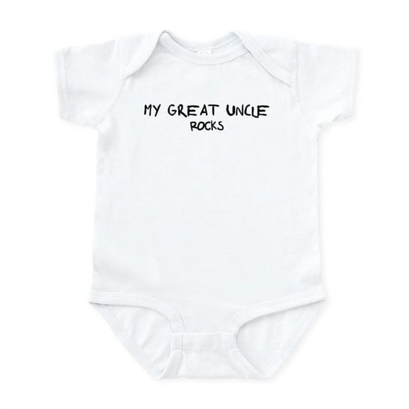 CafePress - Great Uncle Rocks Infant Bodysuit - Baby Light Bodysuit, Size Newborn - 24 Months