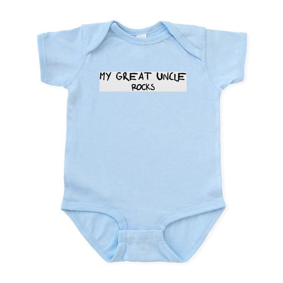 CafePress - Great Uncle Rocks Infant Bodysuit - Baby Light Bodysuit, Size Newborn - 24 Months