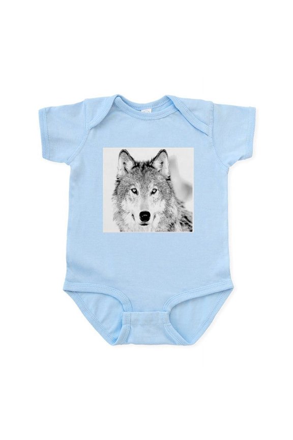- Great White Wolf Infant Bodysuit - Baby Light Bodysuit, Size Newborn - 24 Months