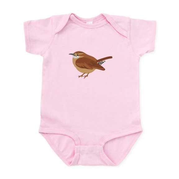 CafePress - Great Wren Body Suit - Baby Light Bodysuit, Size Newborn - 24 Months