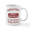 thumbnail image 1 of CafePress - Greatest Great Grandad In The World Mug - 11 oz Ceramic Mug - Novelty Coffee Tea Cup, 1 of 4