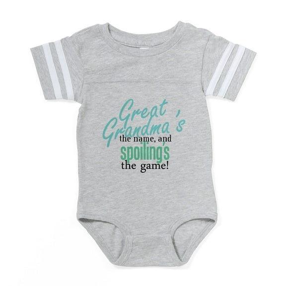 CafePress - Greatgrandma2 - Cute Infant Baby Football Bodysuit