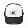 thumbnail image 1 of CafePress - Greece 2F - Adjustable Unisex Printed Trucker Hat with Mesh Back, 1 of 8