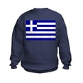 thumbnail image 1 of CafePress - Greece Flag Kids Sweatshirt - Kids Sweatshirt, Youth Crew Neck Sweatshirt, 1 of 4