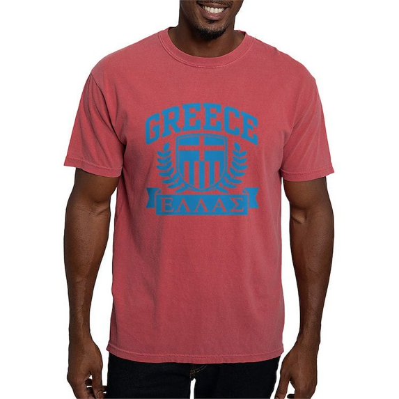 CafePress - Greece Mens Comfort Colors® Shirt - Mens Comfort Colors Shirt