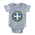 thumbnail image 1 of CafePress - Greek Crest - Cute Infant Baby Football Bodysuit, 1 of 3