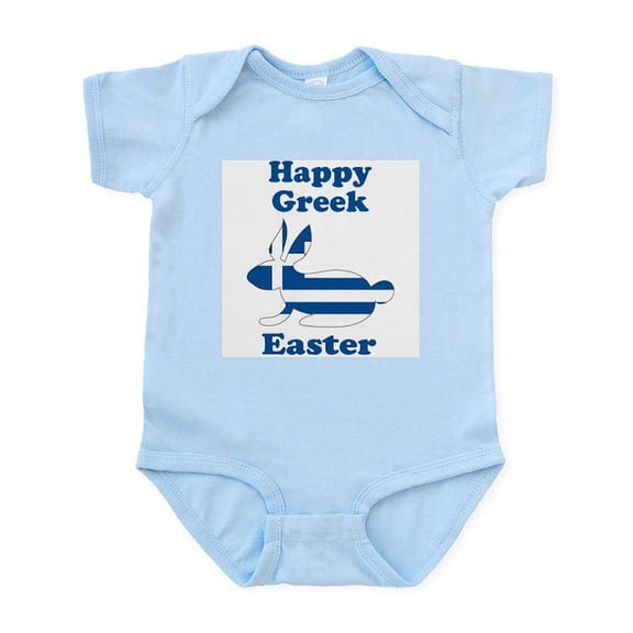CafePress - Greek Easter Infant Bodysuit - Baby Light Bodysuit, Size Newborn - 24 Months