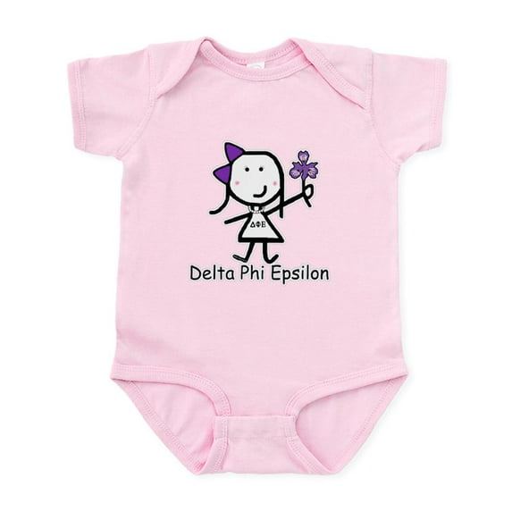CafePress - Greek Lizzy Delta Phi Epsilon Infant Bodysuit - Baby Light Bodysuit, Size Newborn - 24 Months