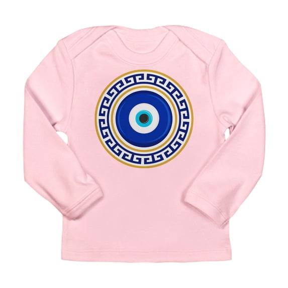 CafePress - Greek Mati Evil Eye 4 Long Sleeve T Shirt - Long Sleeve Infant T-Shirt