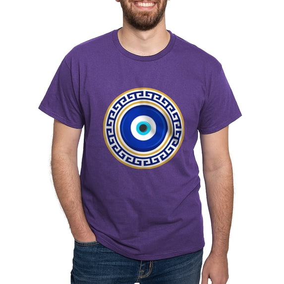 CafePress - Greek Mati Evil Eye 4 Men's Value T Shirt - Men's Classic Graphic Cotton T-Shirt