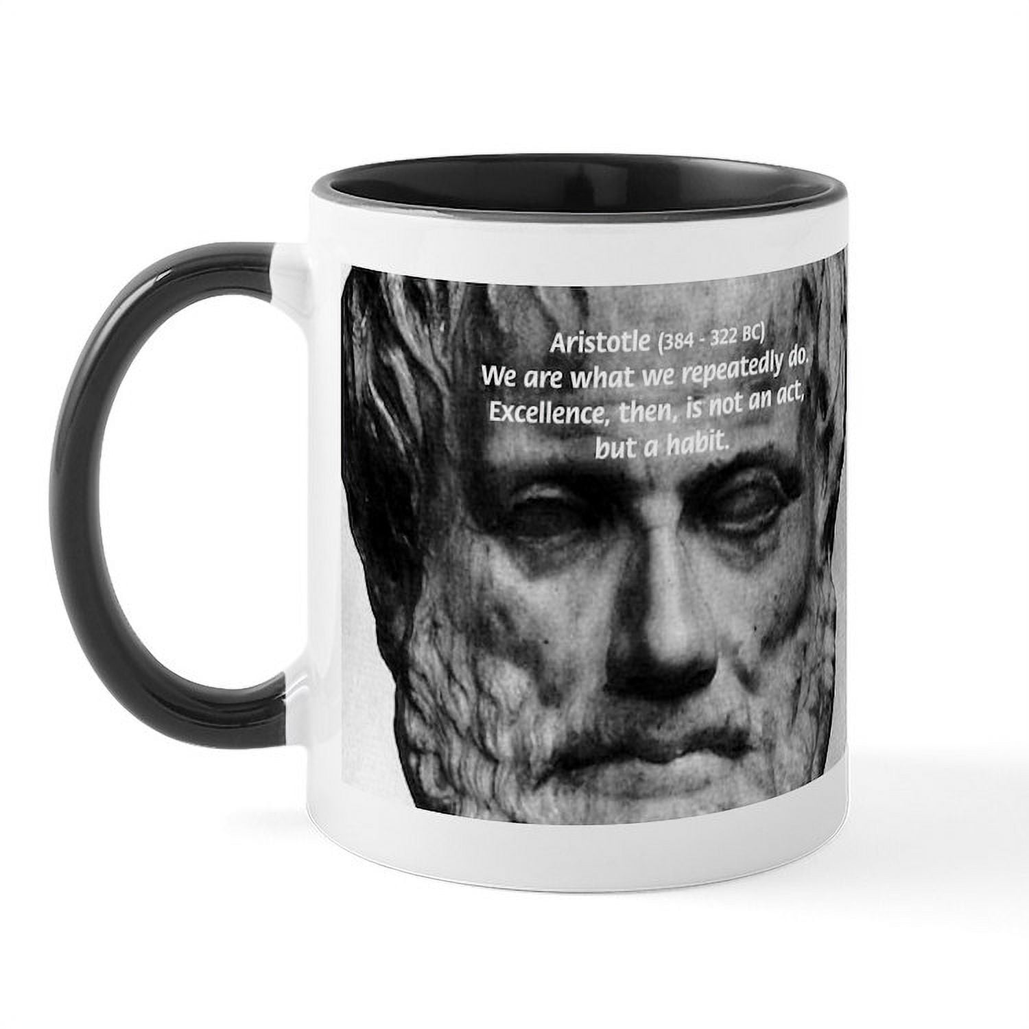 CafePress Greek Philosophy Aristotle Mug 11 oz Ceramic Mug Novelty Coffee Tea Cup