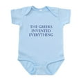 thumbnail image 1 of CafePress - Greeks Invented Everything Infant Bodysuit - Baby Light Bodysuit, Size Newborn - 24 Months, 1 of 4