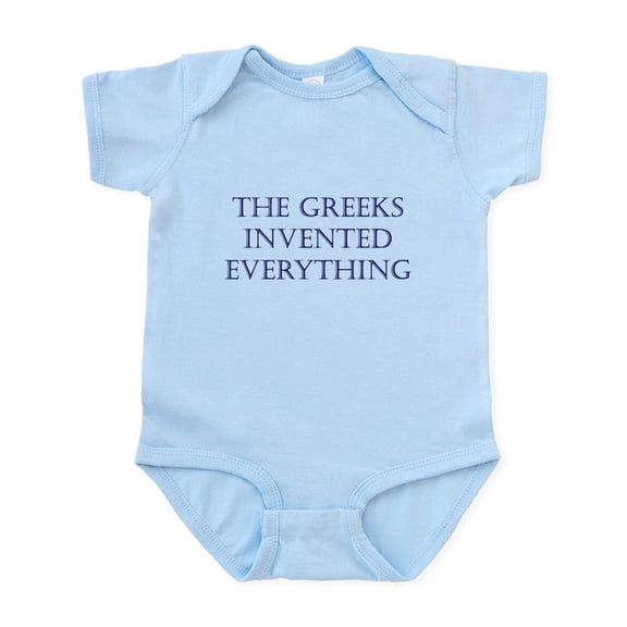 CafePress - Greeks Invented Everything Infant Bodysuit - Baby Light Bodysuit, Size Newborn - 24 Months