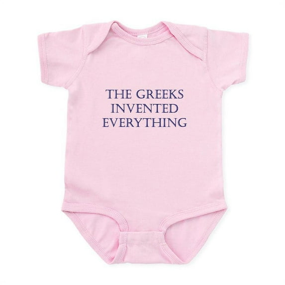 CafePress - Greeks Invented Everything Infant Bodysuit - Baby Light Bodysuit, Size Newborn - 24 Months
