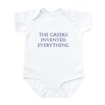 thumbnail image 1 of CafePress - Greeks Invented Everything Infant Bodysuit - Baby Light Bodysuit, Size Newborn - 24 Months, 1 of 4