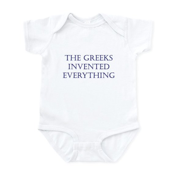 CafePress - Greeks Invented Everything Infant Bodysuit - Baby Light Bodysuit, Size Newborn - 24 Months