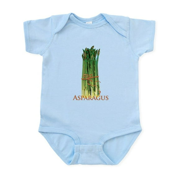 CafePress - Green Asparagus Infant Bodysuit - Baby Light Bodysuit, Size Newborn - 24 Months