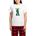 thumbnail image 1 of CafePress - Green Demon Women's Light Pajamas - Women's Short Sleeve Print T-Shirt and Pants Light Cotton Pajama Set, 1 of 7