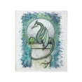 thumbnail image 1 of CafePress - Green Dragon No Background Throw Blanket - Soft Fleece Throw Blanket, 50"x60" for All Ages, 1 of 2