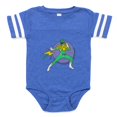 thumbnail image 1 of CafePress - Green Ranger Lightning Bolt - Cute Infant Baby Football Bodysuit, 1 of 3