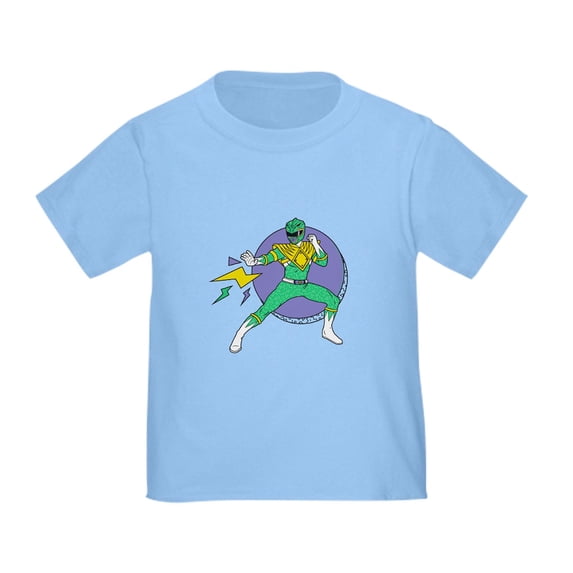 CafePress - Green Ranger Lightning Bolts Toddler T Shirt - Cute Toddler T-Shirt, 100% Cotton