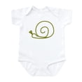 thumbnail image 1 of CafePress - Green Snail Infant Bodysuit - Baby Light Bodysuit, Size Newborn - 24 Months, 1 of 4