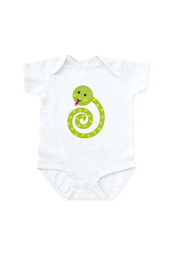 - Green Snake Infant Bodysuit - Baby Light Bodysuit, Size Newborn - 24 Months