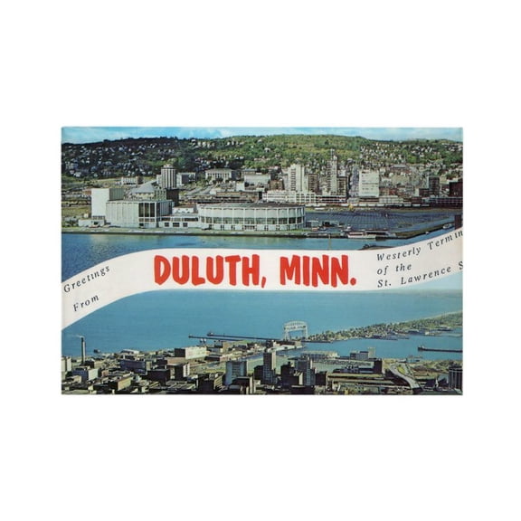 CafePress - Greetings From Duluth - Rectangle Magnet, 2"x3" Refrigerator Magnet