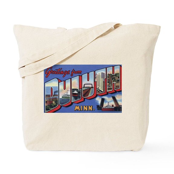 CafePress - Greetings From Duluth Tote Bag - Unisex Canvas Tote Bag, Beige, 1-Piece