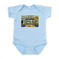 thumbnail image 1 of CafePress - Greetings From New Jersey Infant Bodysuit - Baby Light Bodysuit, Size Newborn - 24 Months, 1 of 4