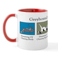 thumbnail image 1 of CafePress - Greyhound Activity Guide Mug - 11 oz Ceramic Mug - Novelty Coffee Tea Cup, 1 of 6