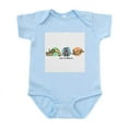 thumbnail image 1 of CafePress - Greyhoundslifeisgreyt Body Suit - Baby Light Bodysuit, Size Newborn - 24 Months, 1 of 4