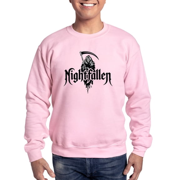 CafePress - Grim Reaper Nightfallen Design - Crew Neck Sweatshirt