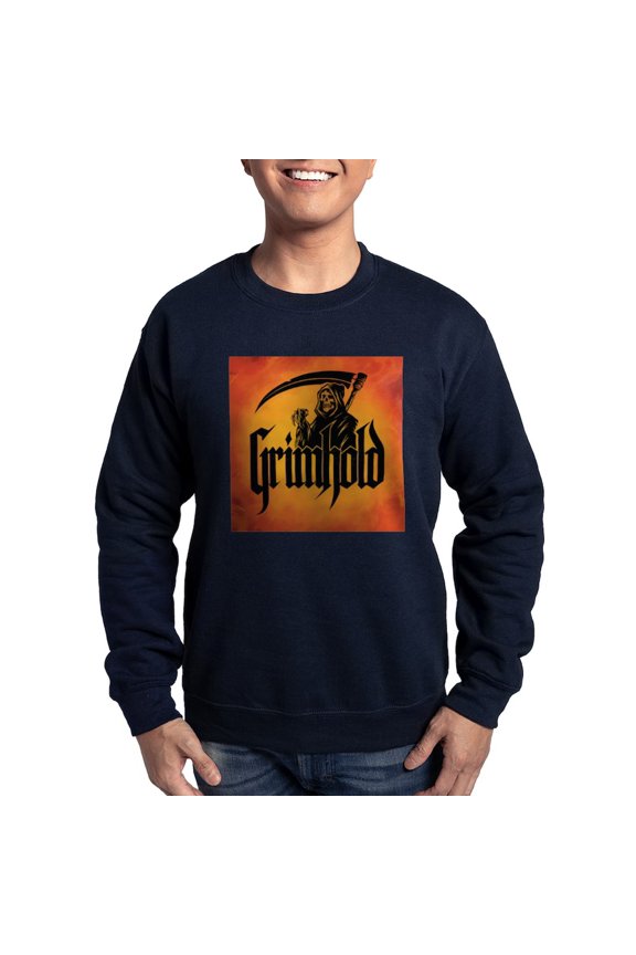 - Grimhold Reaper Logo - Classic Crew Neck Sweatshirt
