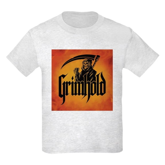 CafePress - Grimhold Reaper Logo Kids T Shirt - Light Classic Kids Graphic, Short Sleeve T-Shirt, Sizes XS-XL