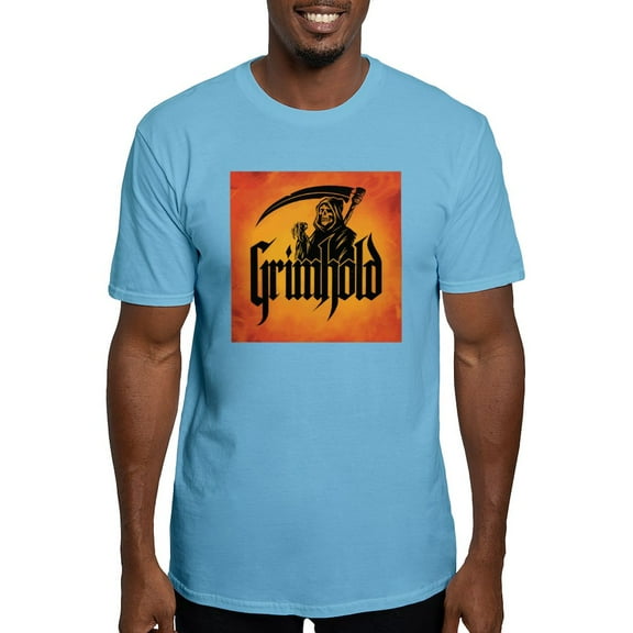 CafePress - Grimhold Reaper Logo Men's Classic T Shirt - Fitted T-Shirt, Vintage Fit Soft Cotton Tee