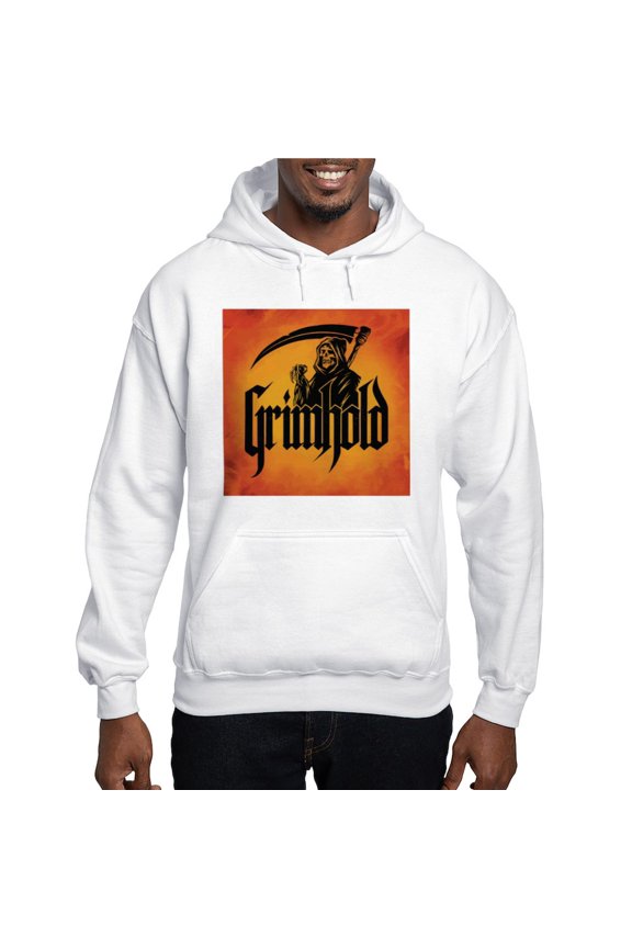 - Grimhold Reaper Logo - Pullover Hoodie, Hooded Sweatshirt