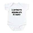 thumbnail image 1 of CafePress - Grindcore With My Daddy Infant Bodysuit - Baby Light Bodysuit, Size Newborn - 24 Months, 1 of 4