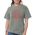 thumbnail image 1 of CafePress - Grizzly (Red Text For Black T) T Shirt - Womens Comfort Colors® Shirt, 1 of 1