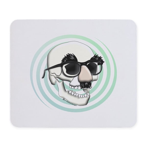 CafePress - Groucho Skull Mousepad - Non-slip Rubber Mousepad, Gaming Mouse Pad