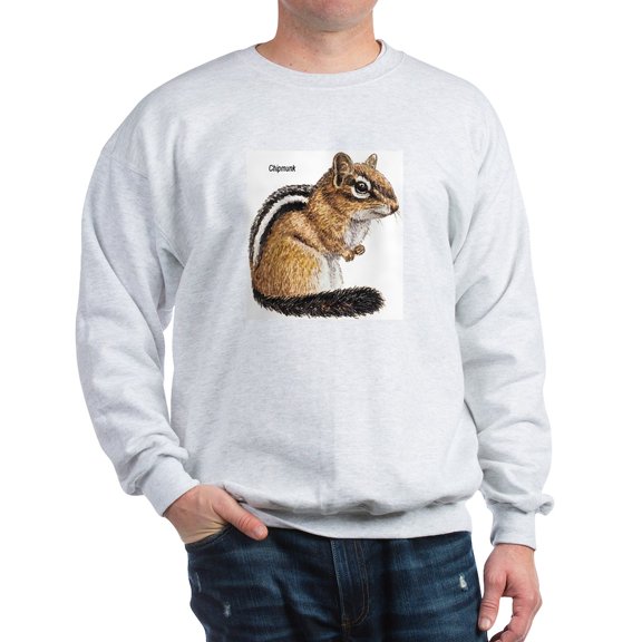 CafePress - Ground Squirrel Chipmunk (Front) Sweatshirt - Crew Neck Sweatshirt