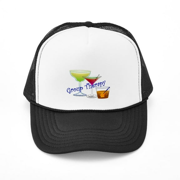 CafePress - Group Therapy 2 - Adjustable Unisex Printed Trucker Hat with Mesh Back