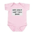 thumbnail image 1 of CafePress - Grow Up Badger Infant Bodysuit - Baby Light Bodysuit, Size Newborn - 24 Months, 1 of 4