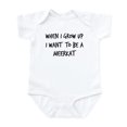 thumbnail image 1 of CafePress - Grow Up Meerkat Infant Bodysuit - Baby Light Bodysuit, Size Newborn - 24 Months, 1 of 4
